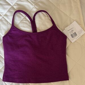 Beyond Yoga Purple Crop Top